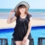 ชุดว่ายน้ำคนอ้วน 4xl เสื้อ+กางเกง รอบอก 40-46 รอบเอว 30-36 สะโพก 40-46 นิ้ว ตัวเสื้อยาว 32 นิ้ว ผ้าดี งานสวยมากค่ะ