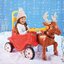 Little Tikes รถขาไถ Little Tikes Reindeer Carriage ขนาดใหญ่