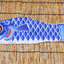 ธงปลาคราฟ สีน้ำเงิน (80 cm.)
