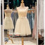 รหัส ชุดราตรีสั้น : BB071 ชุดแซก ชุดราตรี สีครีม ไหล่เฉียง เรียบหรูเหมาะใส่ออกงานกลางคืน งานคอกเทล