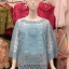 เสื้อลูกไม้ดอกลอยสวิส สีหวาน ม่วง โอรส ฟ้า เขียวอ่อน และชมพู ราคา 1800 บาท
