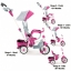 รถจักรยาน Little Tikes Perfect Fit 4-in-1 Trike, Pink