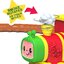 รถไฟวิ่งอัตโนมัติพร้อมรางขนาดกว้างกว่า 4 ฟุต CoComelon All Aboard Musical Train with Bonus Pieces, 24-pieces