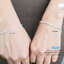 สร้อยข้อมือเงินแท้92.5% ลายเลสแบน มี 3 ขนาดให้เลือกค่ะ ยาว 6-8.2 นิ้ว (สร้อยงานไทย)