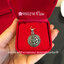 จี้เงินแท้92.5% จี้สัญลักษณ์รูปโอม งานรมดำ ขนาดเท่าเหรียญ 1 บาท(เนื้อเงินแท้)