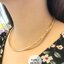 โชคเกอร์เงินแท้92.5% ชุบ 3 กษัตริย์ 5 เกลียวลาย Omega เกลียวตัดลาย ยาว 16-18 นิ้ว(งานอิตาลี)