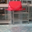ถังขยะใสหกเหลี่ยมฝาสี Crystal plastic bins hexagons multicolored lid. 001-RW9271+4