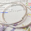 กำไลข้อมือเงินแท้92.5% แบบโปร่ง กำไลแบบเปิด ใส่ของด้านในได้ ขนาด 3-5 mm.(เรือนเงินแท้)