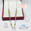 สร้อยเงินแท้สุโขทัย งานสุโขทัยแท้ ลายสี่เสา-ลงยา หนัก 3 สลึงตัน ยาว 16-24 นิ้ว(เนื้อเงินแท้)