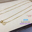 สร้อยคอเงินแท้92.5% ชุบสีทองทั้งเส้น ลายกล่อง เส้นจิ๋ว ยาว 16-24 นิ้ว(BOX)(สร้อยงานอิตาลี)