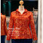 รหัส ชุดกี่เพ้า :KPS120 เสื้อจีนผู้หญิง คอจีน แขนยาว สีแดง สวย หรู คนอวบ อ้วนใส่สวย