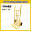 รถเข็นเหล็กสองล้อ แบบตรง รับน้ำหนัก 150 กก. สีเหลือง STX-150 ยี่ห้อ JUMBO รุ่น STX-150