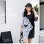 ชุดว่ายน้ำคนอ้วน 6xl เซต 3 ชิ้นบรารอบอก 40-46 นิ้ว กางเกงรอบเอว36-44สะโพก 44-52 นิ้ว เสื้อตัวนอกอก 58 ยาว 35 ผ้าดี งานสวยมากค่ะ
