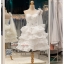 รหัส ชุดราตรีสั้น :BB139 มีชุดราตรีสวย สีขาว สั้น เหมาะใส่งานหมั้น งานเช้า หรู พร้อมส่งเยอะสุดในไทย เนื้อผ้าพรีเมี่ยม คัตติ้งเนี๊ยบๆ แขนกุด