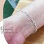 สร้อยข้อมือเงินแท้92.5% ลายโซ่ฝรั่ง หน้ากว้าง 4mm. หนัก 1-2 สลึงตัน ยาว 6.8-8.5 นิ้ว(งานไทย)