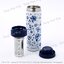 Zebra กระบอกน้ำสูญญากาศ Oriental Blue 0.45 ลิตร ตราหัวม้าลาย