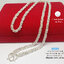 สร้อยคอเงินแท้92.5% สร้อยลายดอกพร้าว งาน Handmade-ทำมือ หนัก 2.8-3 บาท ยาว 24-26 นิ้ว(เนื้อเงินแท้-งานไทย)
