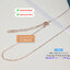 สร้อยคอเงินแท้92.5% ชุบ Pinkgold สร้อยลายคตกิตอิตาลี หนักครึ่งสลึงตัน Free size 16-18 นิ้ว(เนื้อเงินแท้)