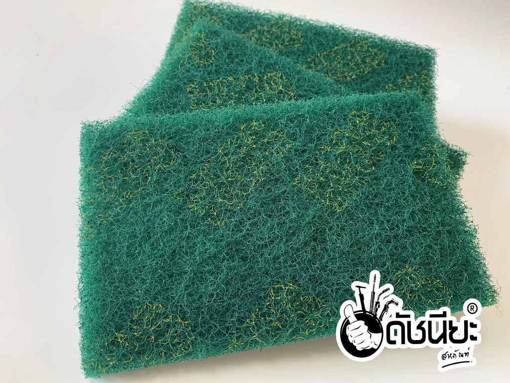 แผ่นขัดใยสังเคราะห์ 6นิ้วx9นิ้ว#80,120,180 สีเขียวเข้มขัดหยาบ FIBER POLISHING PAD GREEN 6"x9" แผ่นใยขัดสำหรับงานอุตสาหกรรม ใช้ทนทานกว่ากระดาษทราย ขัดงานได้ทั้งในที่แห้ง ในน้ำ ในสารเคมี