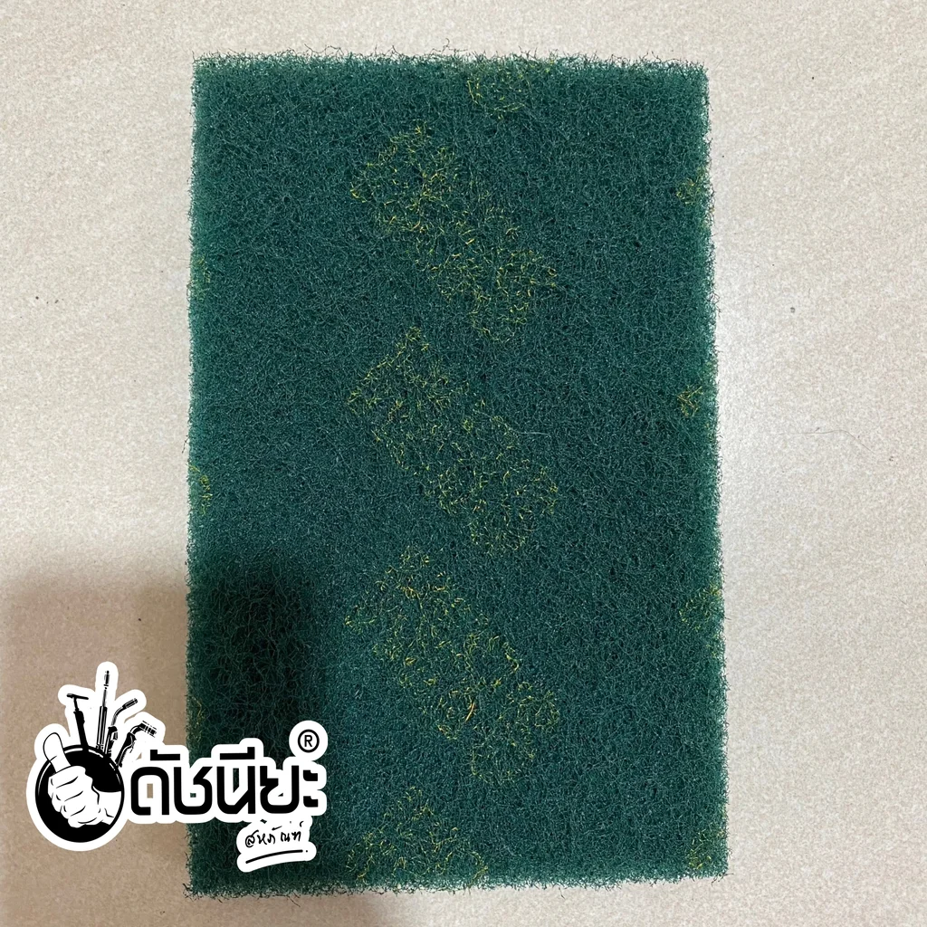 แผ่นขัดใยสังเคราะห์ 6นิ้วx9นิ้ว#80,120,180 สีเขียวเข้มขัดหยาบ FIBER POLISHING PAD GREEN 6"x9" แผ่นใยขัดสำหรับงานอุตสาหกรรม ใช้ทนทานกว่ากระดาษทราย ขัดงานได้ทั้งในที่แห้ง ในน้ำ ในสารเคมี