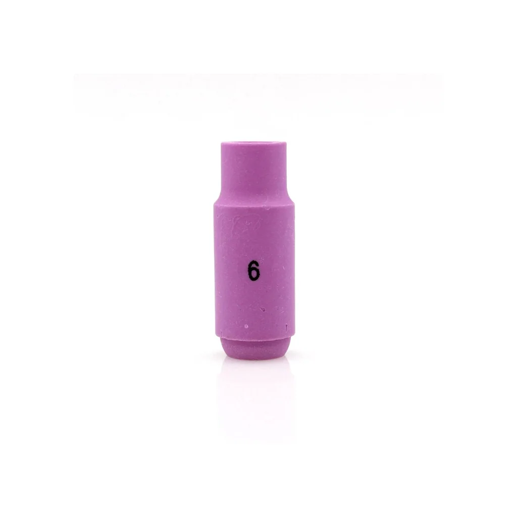 1ชิ้น ถ้วยเซรามิก เบอร์#6 WP-26(10N48) TIG Welding Ceramic Cup Nozzles Torch 17/18/26