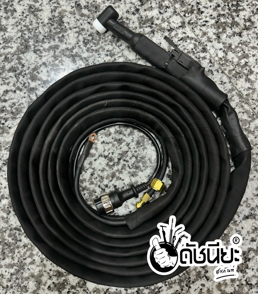สายเชื่อม อาร์กอน WP26 ท้ายพานา สายกันสะเก็ดไฟยาว 5เมตร TIG Torch with Accessories WP26 Pana Fireproof Jacket SET high Quality Length 5m สายเชื่อม อาร์กอน WP26 ท้ายพานา สายกันสะเก็ดไฟยาว 5เมตร TIG Torch with Accessories WP26 Pana Fireproof Jacket SET high Quality Length 5m