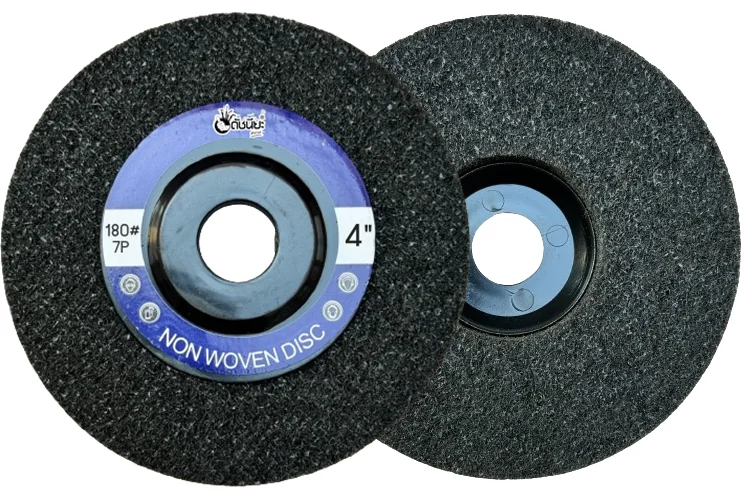 จานขัดใยสังเคราะห์สีเทา 4นิ้วหนา13มม.รู16มม.7Pเบอร์#180 NON WOVEN DISC 100x13x16MM.7P#180 แผ่นสก๊อตไบรท์ ขัดลบรอยขีดข่วน ขัดทำความสะอาด ก่อนขั้นตอนการขัดเงา โดยไม่กินเนื้องาน จานขัดใยสังเคราะห์สีเทา 4นิ้วหนา13มม.รู16มม.7Pเบอร์#180 NON WOVEN DISC 100x13x16MM.7P#180 แผ่นสก๊อตไบรท์ ขัดลบรอยขีดข่วน ขัดทำความสะอาด ก่อนขั้นตอนการขัดเงา โดยไม่กินเนื้องาน