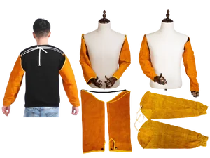 ปลอกแขนป้องกันความร้อนและสะเก็ดไฟ Welding Sleeves ปลอกแขนป้องกันความร้อนและสะเก็ดไฟ Welding Sleeves