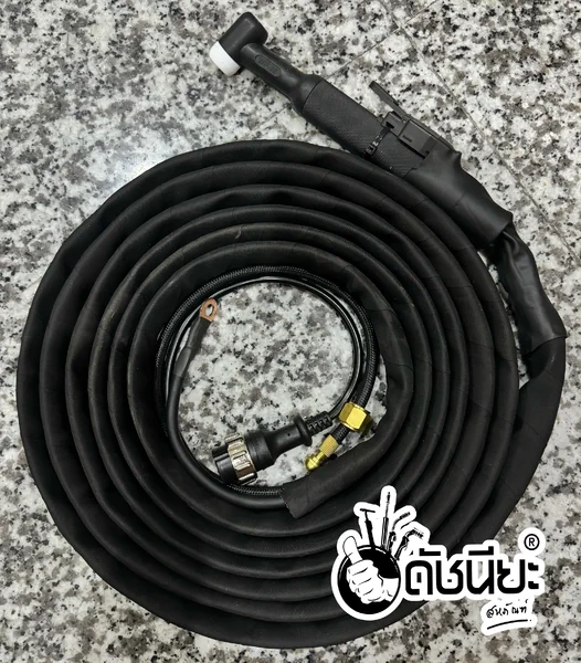 สายเชื่อม อาร์กอน WP26 ท้ายพานา สายกันสะเก็ดไฟยาว 5เมตร TIG Torch with Accessories WP26 Pana Fireproof Jacket SET high Quality Length 5m ดัชนียะ สหภัณฑ์ image 5 สายเชื่อม อาร์กอน WP26 ท้ายพานา สายกันสะเก็ดไฟยาว 5เมตร TIG Torch with Accessories WP26 Pana Fireproof Jacket SET high Quality Length 5m ดัชนียะ สหภัณฑ์ image 5