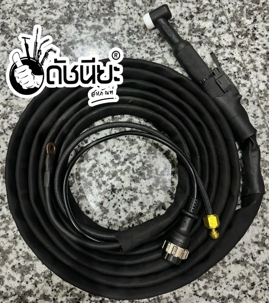 สายเชื่อม อาร์กอน WP26 ท้ายพานา สายกันสะเก็ดไฟยาว 5เมตร TIG Torch with Accessories WP26 Pana Fireproof Jacket SET high Quality Length 5m ดัชนียะ สหภัณฑ์ image 4 สายเชื่อม อาร์กอน WP26 ท้ายพานา สายกันสะเก็ดไฟยาว 5เมตร TIG Torch with Accessories WP26 Pana Fireproof Jacket SET high Quality Length 5m ดัชนียะ สหภัณฑ์ image 4