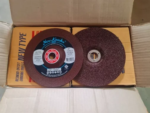 42ใบ NKK ใบเจียรเหล็ก 7นิ้วหนา6มม.สีแดง GRINDING DISC RED 180x6x22MM. =42pcs. NKK image 3 42ใบ NKK ใบเจียรเหล็ก 7นิ้วหนา6มม.สีแดง GRINDING DISC RED 180x6x22MM. =42pcs. NKK image 3