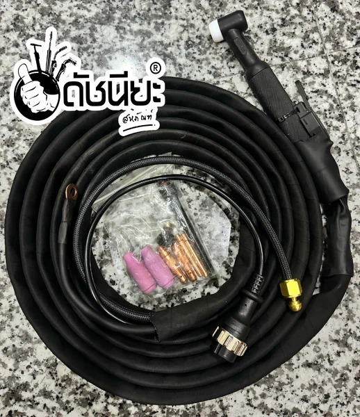 สายเชื่อม อาร์กอน WP26 ท้ายพานา สายกันสะเก็ดไฟยาว 5เมตร TIG Torch with Accessories WP26 Pana Fireproof Jacket SET high Quality Length 5m ดัชนียะ สหภัณฑ์ image 3 สายเชื่อม อาร์กอน WP26 ท้ายพานา สายกันสะเก็ดไฟยาว 5เมตร TIG Torch with Accessories WP26 Pana Fireproof Jacket SET high Quality Length 5m ดัชนียะ สหภัณฑ์ image 3