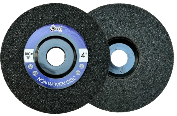 จานขัดใยสังเคราะห์สีเทา 4นิ้วหนา13มม.รู16มม.7Pเบอร์#180 NON WOVEN DISC 100x13x16MM.7P#180 แผ่นสก๊อตไบรท์ ขัดลบรอยขีดข่วน ขัดทำความสะอาด ก่อนขั้นตอนการขัดเงา โดยไม่กินเนื้องาน ดัชนียะ สหภัณฑ์ image 7 จานขัดใยสังเคราะห์สีเทา 4นิ้วหนา13มม.รู16มม.7Pเบอร์#180 NON WOVEN DISC 100x13x16MM.7P#180 แผ่นสก๊อตไบรท์ ขัดลบรอยขีดข่วน ขัดทำความสะอาด ก่อนขั้นตอนการขัดเงา โดยไม่กินเนื้องาน ดัชนียะ สหภัณฑ์ image 7