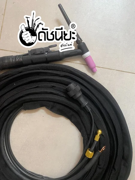 สายเชื่อม อาร์กอน WP26 ท้ายพานา สายกันสะเก็ดไฟยาว 5เมตร TIG Torch with Accessories WP26 Pana Fireproof Jacket SET high Quality Length 5m ดัชนียะ สหภัณฑ์ image 6 สายเชื่อม อาร์กอน WP26 ท้ายพานา สายกันสะเก็ดไฟยาว 5เมตร TIG Torch with Accessories WP26 Pana Fireproof Jacket SET high Quality Length 5m ดัชนียะ สหภัณฑ์ image 6