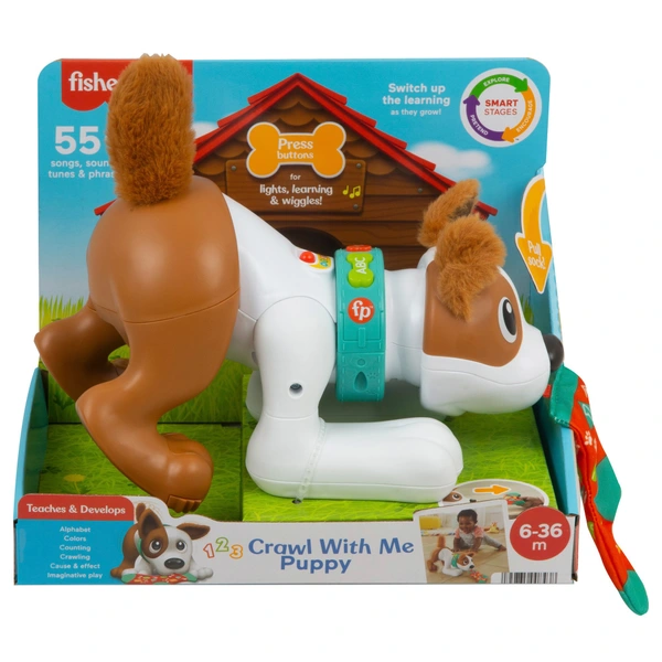 Fisher Price 123 Crawl With Me Puppy ฝึกคลาน ของเล่น เสริมพัฒนาการ ของแท้จาก USA